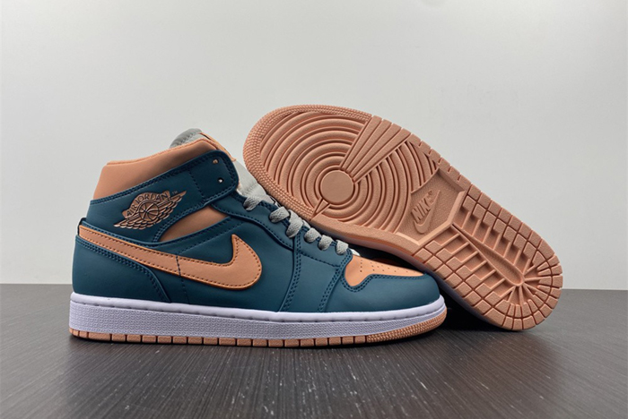 Jordan 1 Mid Dark Teal Green AJ1