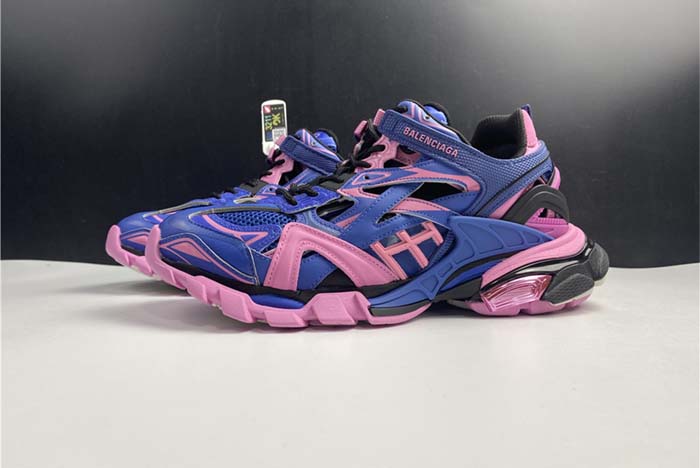 Balenciaga TRACK 2 OPEN SNEAKER BLUE/PINK W2GN3 4050