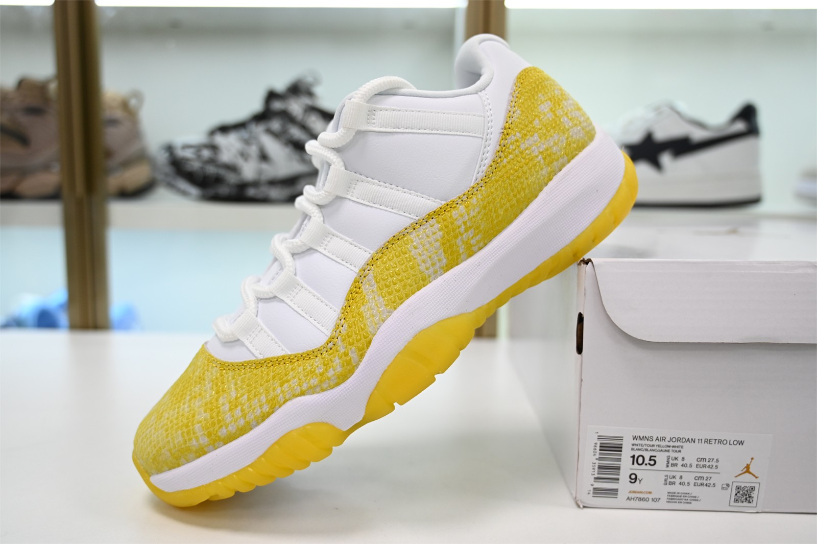 Air Jordan 11 Low “Yellow Snakeskin” AH7860-107