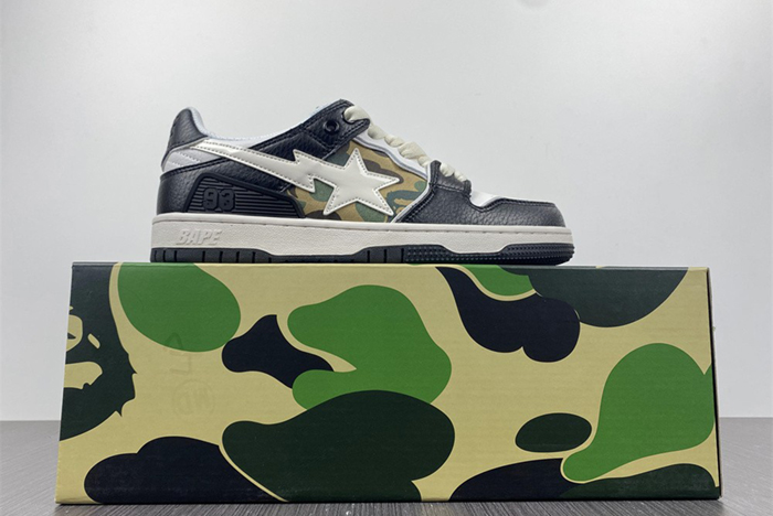 A Bathing Ape Bape SK8 Sta Black