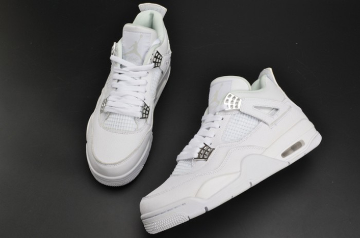 Air Jordan 4 Retro Pure Money white mens 308497-100