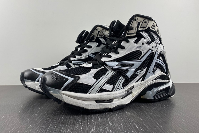 Balenciaga 7.0 Runner High 'White Black' 695764 W3RH2 9010