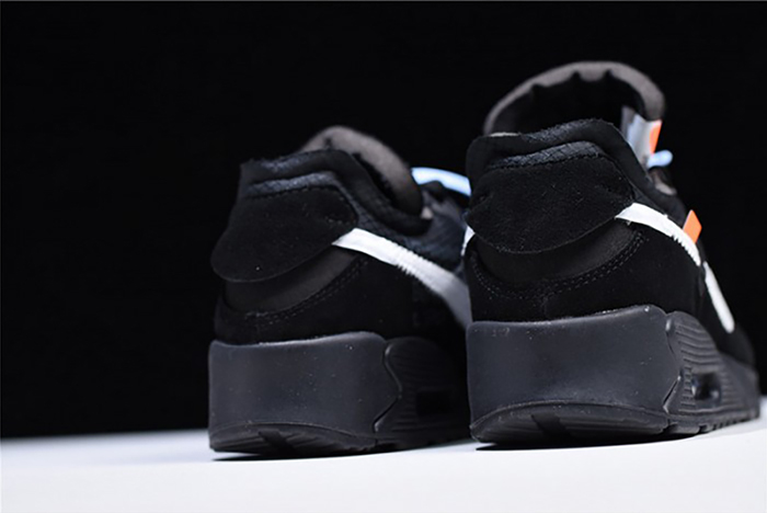 Off-White  Nike Air Max 90 Black Cone White AA7293-001