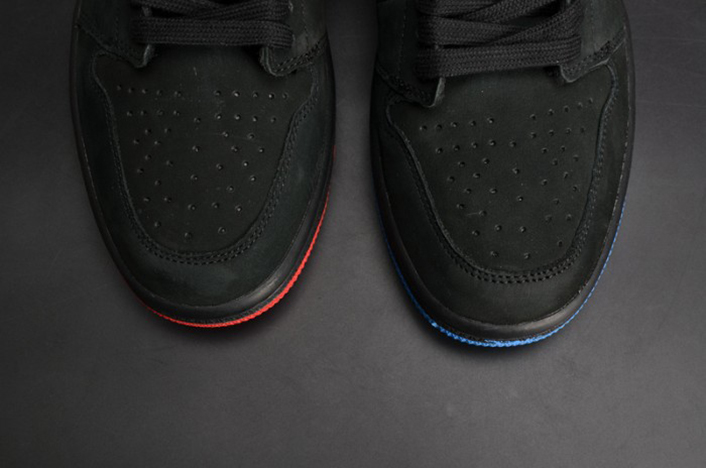 Air Jordan 1 Retro High OG "Quai 54"  Black/Italy Blue-University Red mens AH1040-054