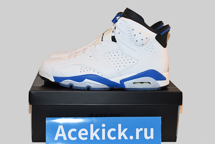 AIR JORDAN 6 RETRO 'SPORT BLUE' 384664-107