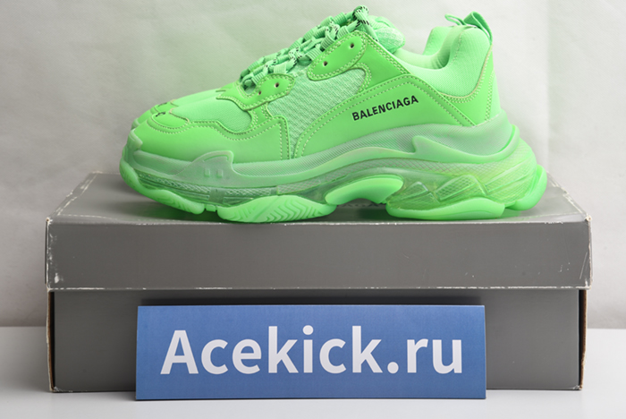 BALENCIAGA TRIPLE S NEON GREEN - 541624 W09OL 3801