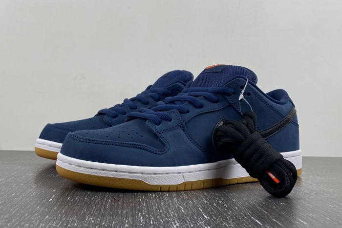 Nike SB Dunk Low Navy Black Gum Men's - CW7463-401