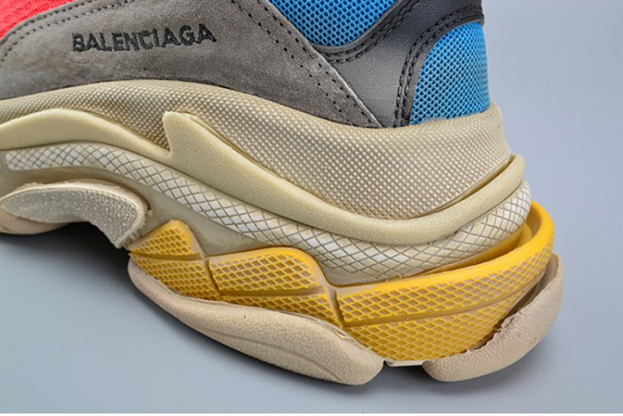 BALENCIAGA TRIPLE S TRAINER RED/ BLUE/ YELLOW 490673-W06E3-4365