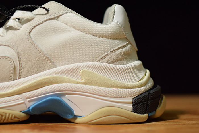 Balenciaga Triple S White Suede  500597 W0971 9000