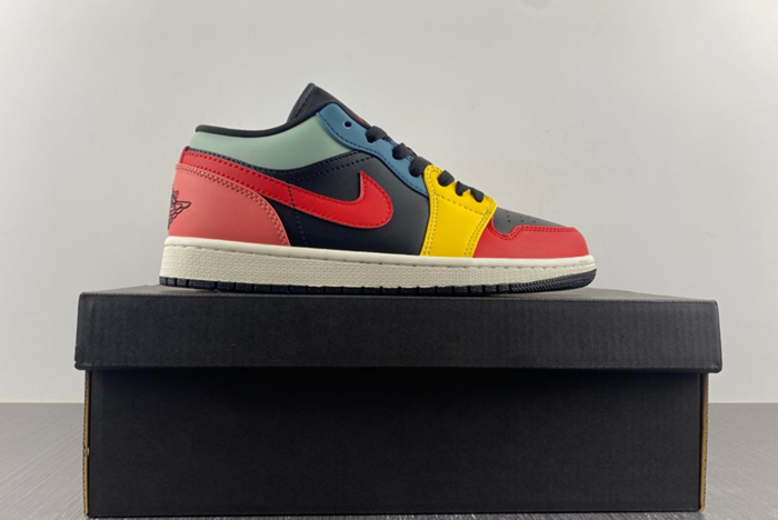 AIR JORDAN 1 LOW SE Black Multi-Color DN3739-060