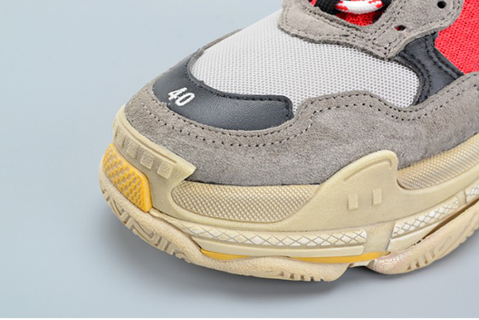 BALENCIAGA TRIPLE S TRAINER RED/ BLUE/ YELLOW 490673-W06E3-4365