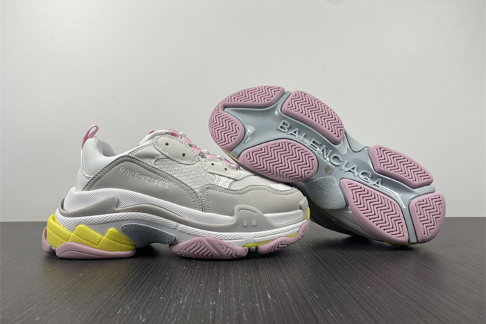 Balenciaga1.0  White /Grey/Pink /Yellow    524039 W2FW4 7541
