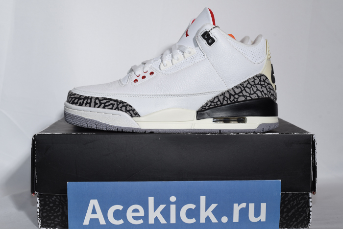 Air Jordan 3 White Cement Reimagined Shoes 2023  DN3707-100