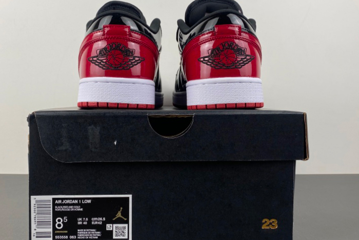 Air Jordan 1 Low patent red  553558-063