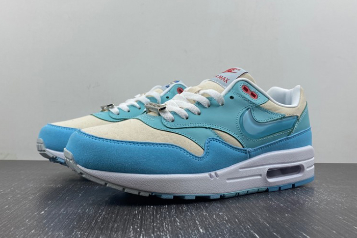 Nike Air Max 1 Puerto Rico Blue Gale Men's - FD6955-400