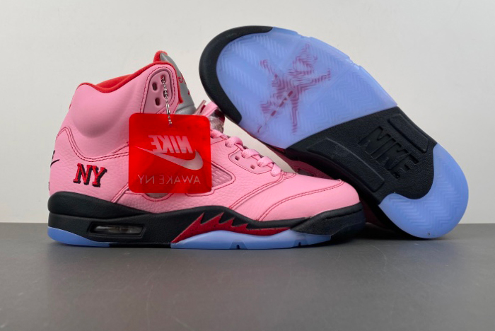 Awake NY x Air Jordan 5 Arctic Pink  DV4982-600