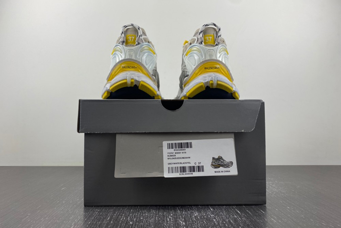 Balenciaga 7.5 yelow white black 772767 W3RNY 9170