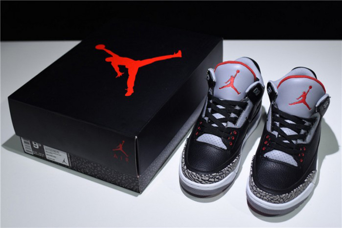 Air Jordan 3 Retro OG Black Cement 2018 GS 854261-001
