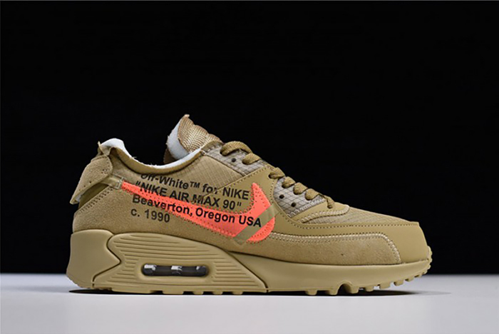 Off-White  Nike Air Max 90 Desert Ore AA7293-200