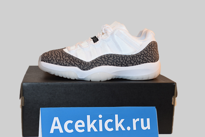 Air Jordan 11 Low Black Elephant AV2187-140