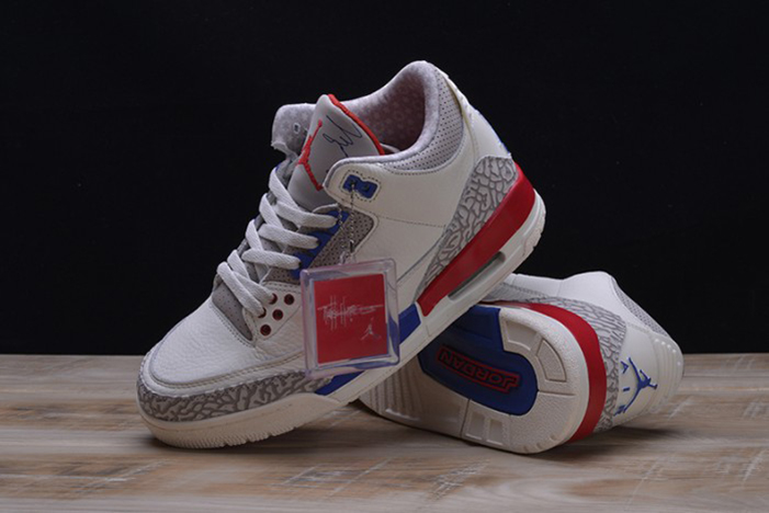 AIR JORDAN 3 RETRO "CHARITY GAME" sail red mens 136064-140