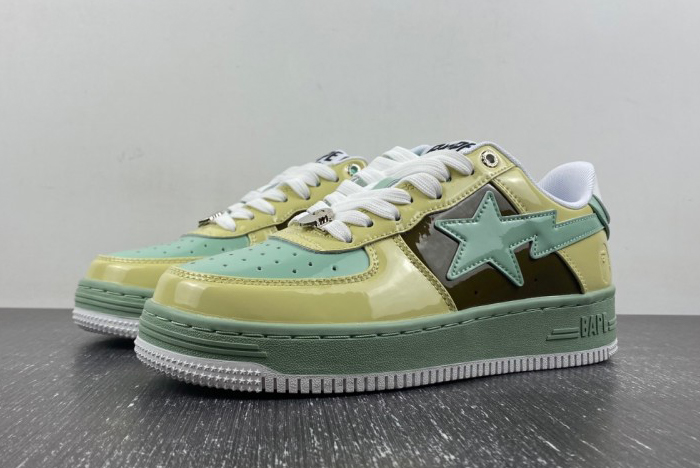 A Bathing Ape Bape Sta Nostalgic Yellow Green