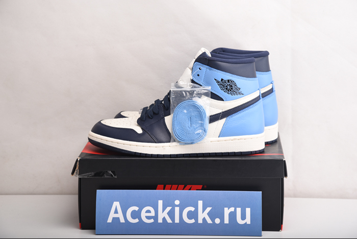AIR JORDAN 1 OBSIDIAN UNIVERSITY BLUE 555088-140