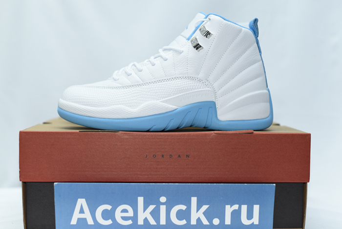 Jordan 12 Retro White University Blue 308243-142