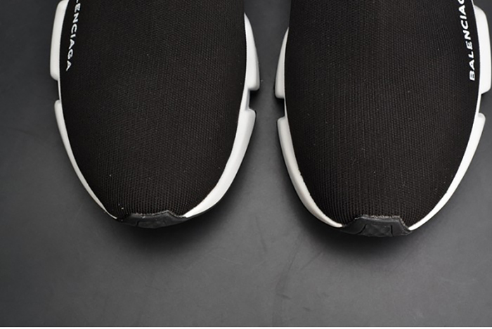 Balenciaga Stretch Mesh High Top Sneaker Black White 454485 W05G0