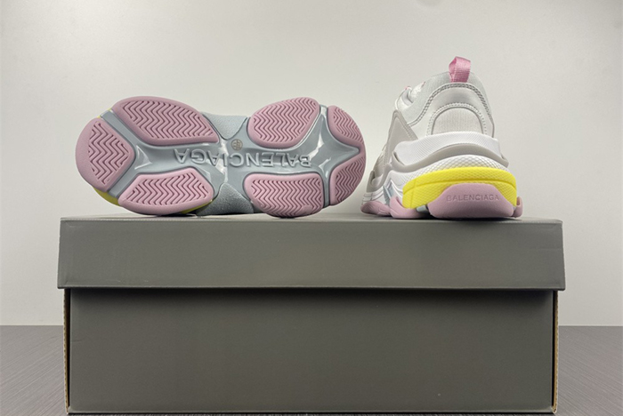 Balenciaga1.0  White /Grey/Pink /Yellow    524039 W2FW4 7541