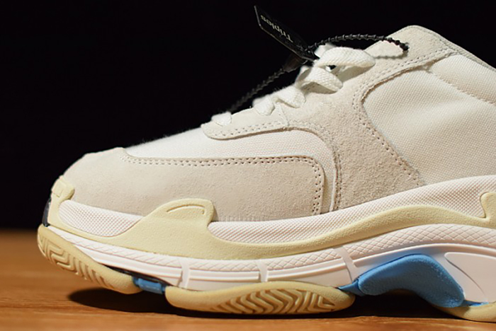 Balenciaga Triple S White Suede  500597 W0971 9000