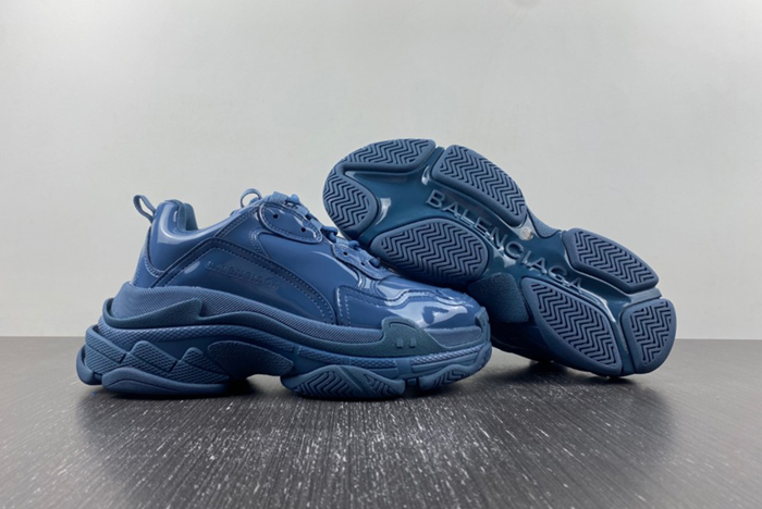 Balenciaga Triple S Rubber Sneaker in Blue  734954 W2PAA 4000