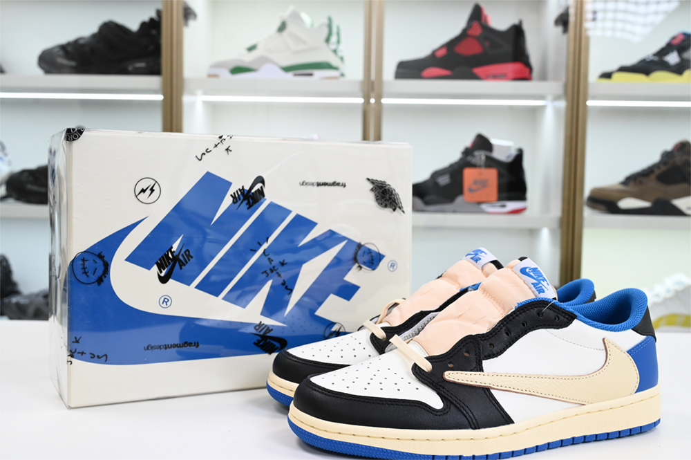 Travis Scott x Fragment x Air Jordan 1 Low DM7866-140