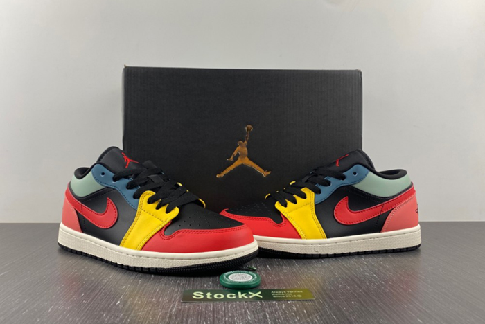 AIR JORDAN 1 LOW SE Black Multi-Color DN3739-060