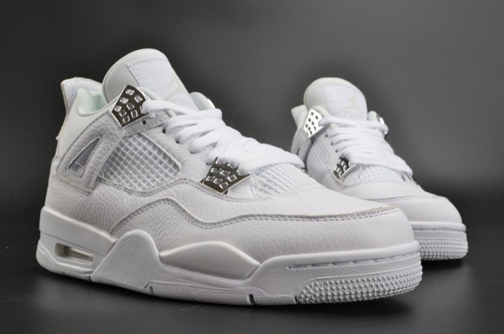 Air Jordan 4 Retro Pure Money white mens 308497-100