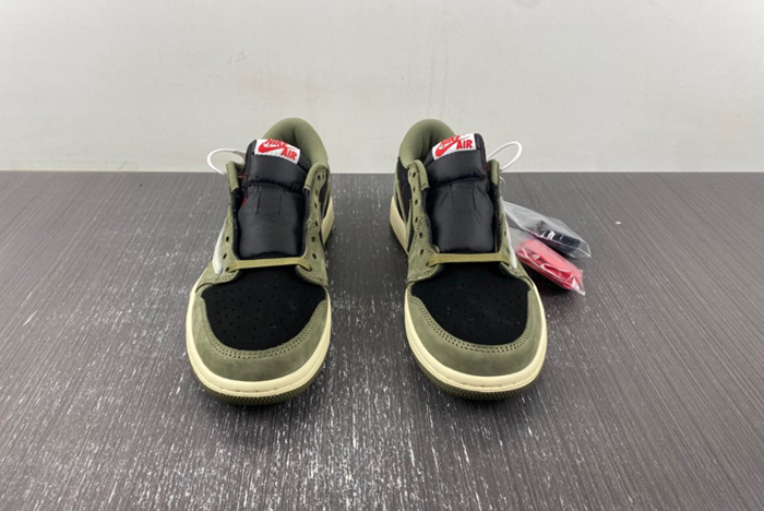 Travis Scott x Air Jordan 1 Low OG “Black/Olive” DM7866-002
