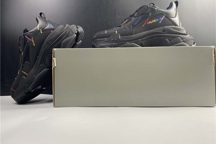 Balenciaga Triple S BLACK LETTER COLORFUL  W2FA1 1210