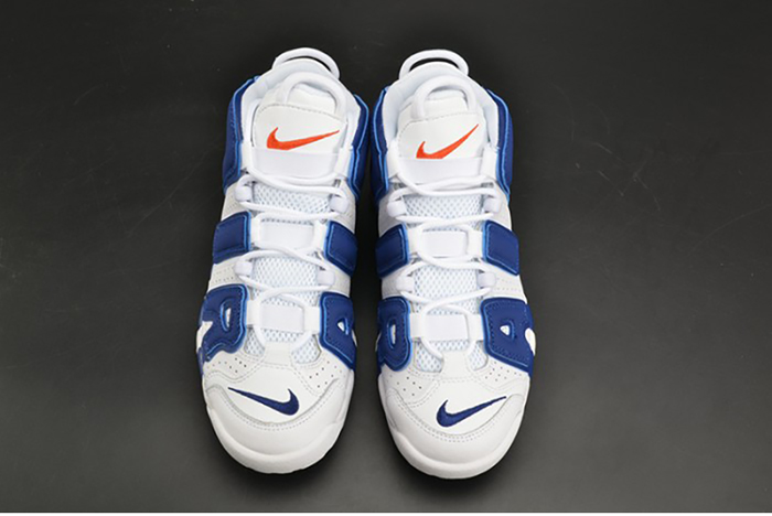 Nike Air More Uptempo "Knicks" White/Deep Royal Blue womens 415082-103