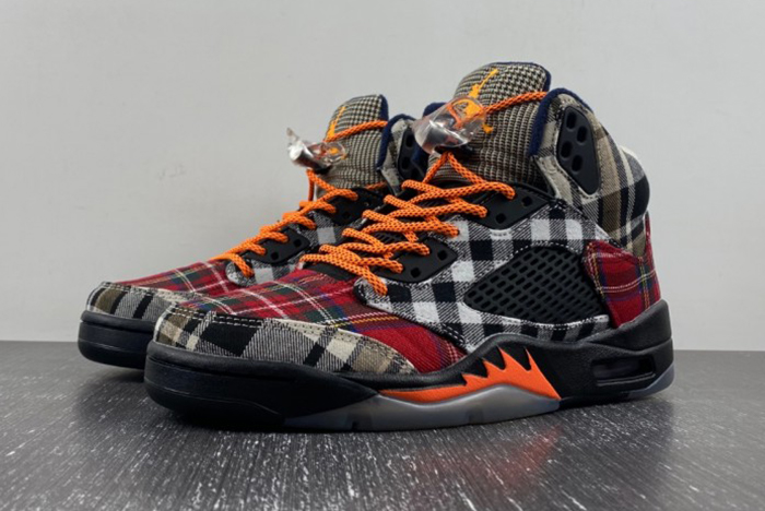 Air Jordan 5 Retro GS 'Plaid' - FD4814 008