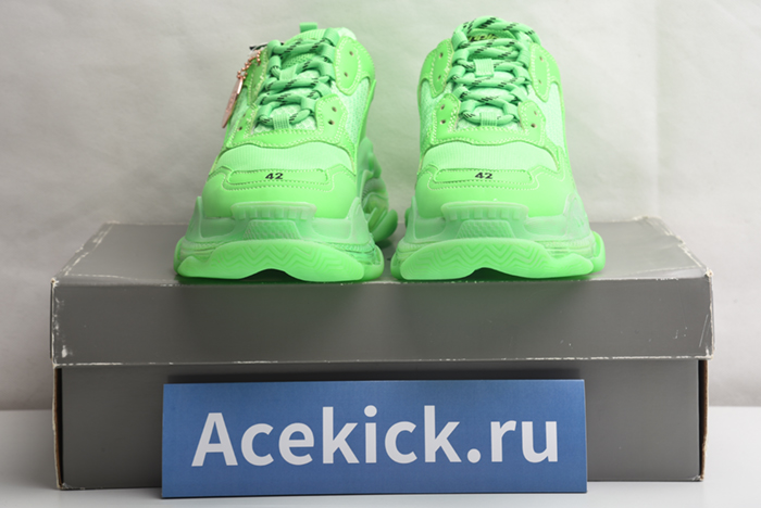 BALENCIAGA TRIPLE S NEON GREEN - 541624 W09OL 3801