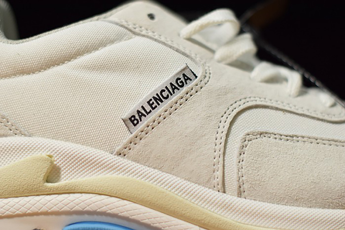Balenciaga Triple S White Suede  500597 W0971 9000