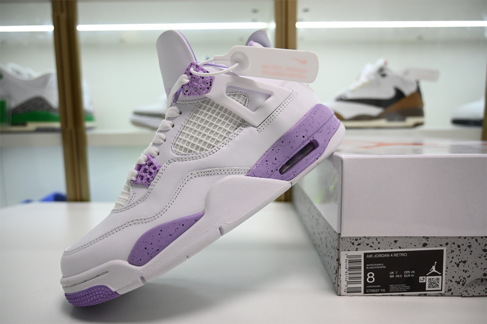 Air Jordan 4 purple CT8527-115