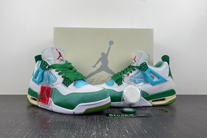 Air Jordan 4 PE SB green AJ4-KNCW