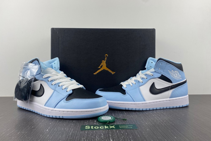 Jordan 1 Mid Ice Blue 555112-401