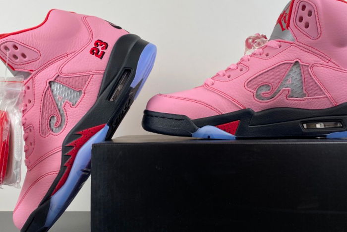 Awake NY x Air Jordan 5 Arctic Pink  DV4982-600