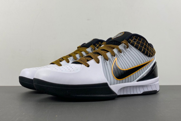 Nike Kobe 4 Protro White Black Del Sol Men's - AV6339-101