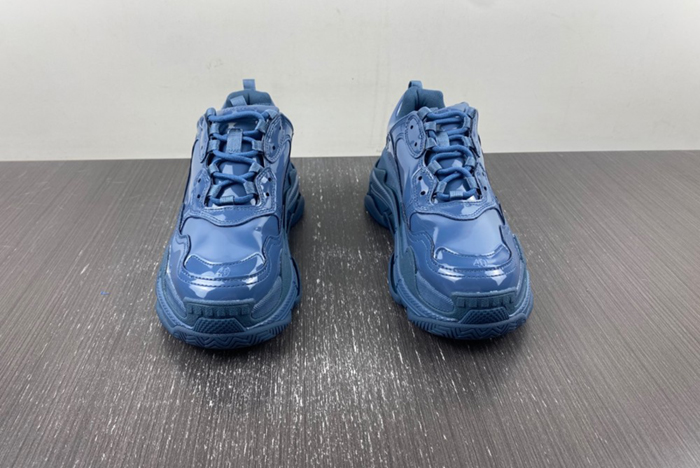 Balenciaga Triple S Rubber Sneaker in Blue  734954 W2PAA 4000