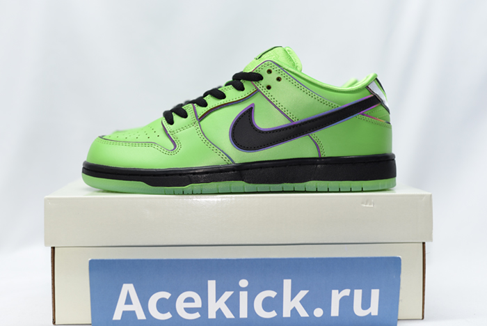 THE POWERPUFF GIRLS X DUNK LOW PRO SB QS 'BUTTERCUP'  FZ8319-300