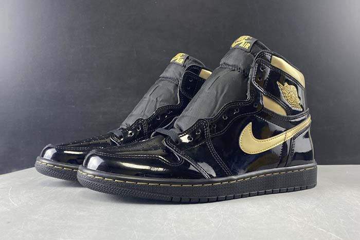 Air Jordan 1 High OG Black Metallic God 555088-032