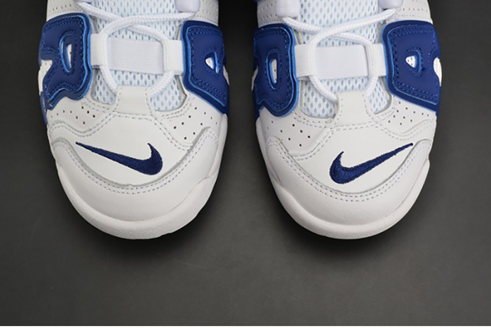 Nike Air More Uptempo "Knicks" White/Deep Royal Blue womens 415082-103
